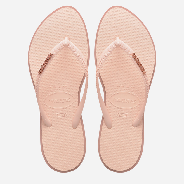 Жіночі в'єтнамки для пляжу Havaianas 4149584.3544 39-40 (37-38BR) Світло-рожеві (7909989495865) - зображення 5