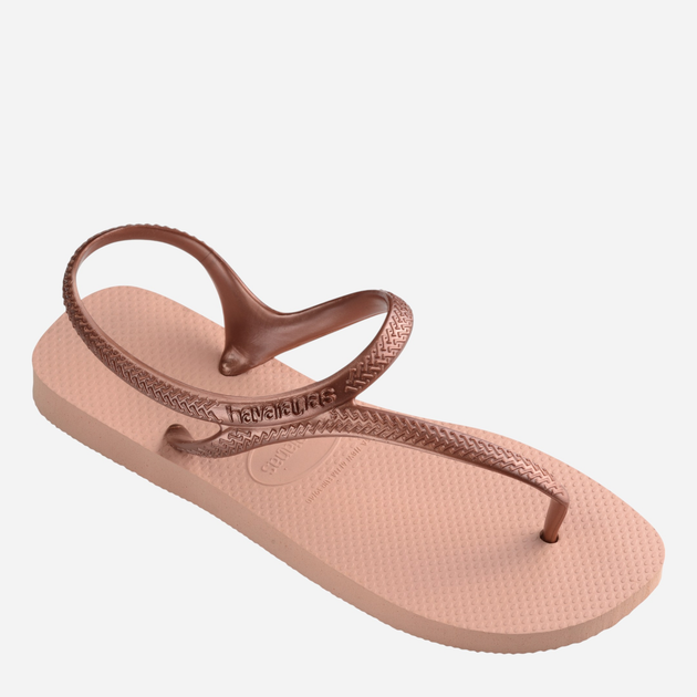 Sandały damskie japonki Havaianas 4000039.3606 37-38 (35-36BR) Bladoróżowy/Złoty (7893249494401) - obraz 4