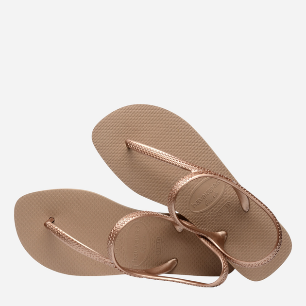 Sandały damskie japonki Havaianas 4000039.3581 43-44 (41-42BR) Różowe złoto (7891266181663) - obraz 6