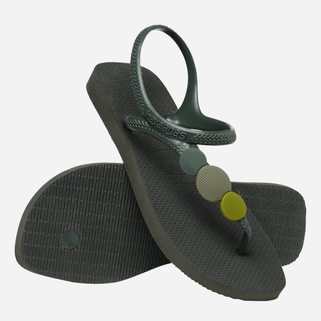 Sandały damskie japonki Havaianas 4144382.4896 43-44 (41-42BR) Oliwkowe (7909989465189) - obraz 6