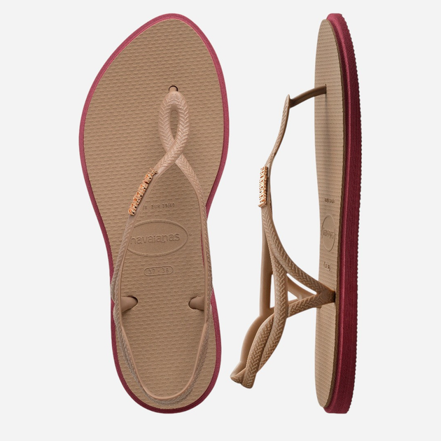 Жіночі сандалії Havaianas 4149921.3581 43-44 (41-42BR) Коричневі (7909989823156) - зображення 4