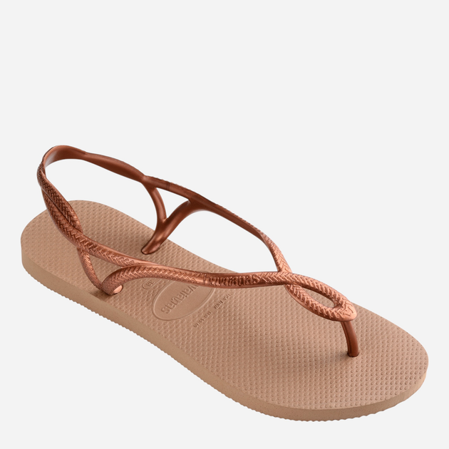 Жіночі сандалії Havaianas 4129697.5282 39-40 (37-38BR) Рожеве золото (7891224099177) - зображення 4