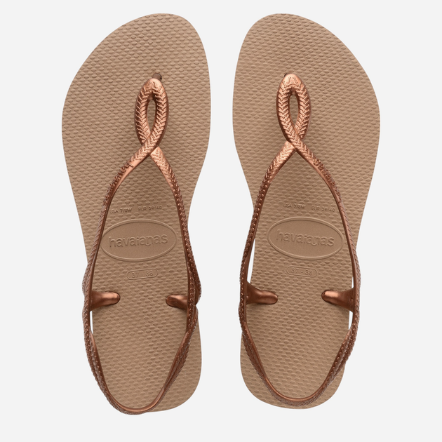 Жіночі сандалії Havaianas 4129697.5282 37-38 (35-36BR) Рожеве золото (7891224099160) - зображення 6