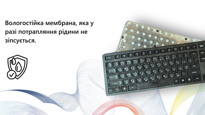 Клавіатура бездротова 2E KS260 WL Black (2E-KS260WB) - зображення 8