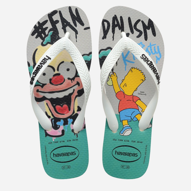 Klapki japonki męskie basenowe Havaianas 4137889.0121 47-48 (45-46BR) Beżowe (7909989610152) - obraz 5