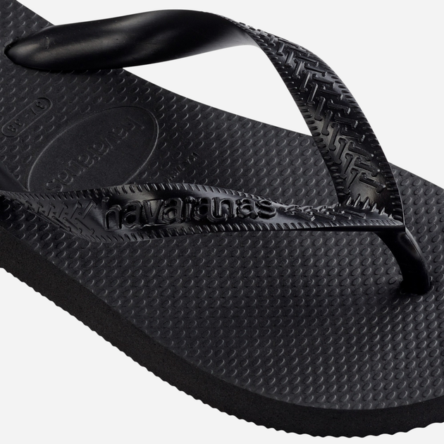Klapki japonki męskie basenowe Havaianas 4000029.0090 45-46 (43-44BR) Czarne (7891109486245) - obraz 8