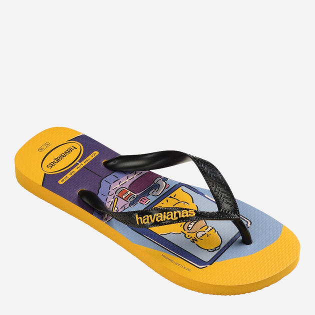 Klapki japonki męskie basenowe Havaianas 4137889.1740 43-44 (41-42BR) Żółte (7909989480083) - obraz 3