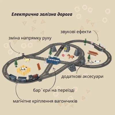 Железная дорога Otamanko Путешествующий Экспресс электрическая железная дорога 90 деталей (AU2885) - Фото 12 Железная дорога Otamanko Путешествующий Экспресс электрическая железная дорога 90 деталей (AU2885) - изображение 12