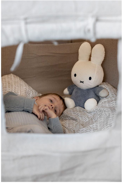 Maskotka Miffy Fluffy Cuddle 35 cm Blue 2012024 (8713291669192) - obraz 3