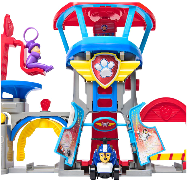 Іграшковий набір Spin Master Транспортний засіб Paw Patrol Air Rescue Pup Squad Bay Airport 2015475 (068114703818 - зображення 4
