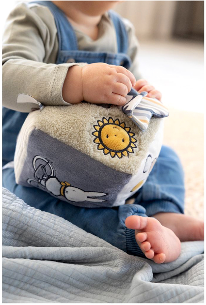 Kostka sensoryczna Miffy Fluffy Cubic Green NIJN927 (8713291669277) - obraz 8