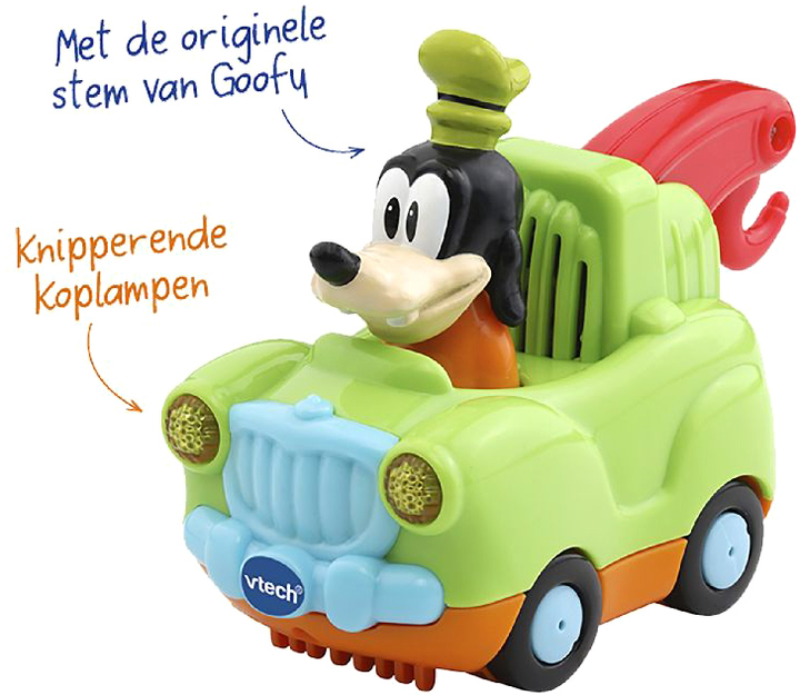 Zabawka interaktywna Vtech Toet Toet Car Disney Goofy Wrecker 2006308 (3417765113239) - obraz 3
