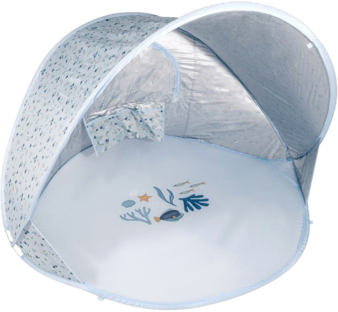 Namiot plażowy RuboToys Little Dutch Ocean Dreams rozkładany Niebieski 2012523 (8712051129365) - obraz 3