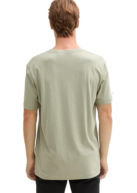 Футболка Tom Tailor Men's T-Shirt XL Фісташковий 1044032-15615 - изображение 2