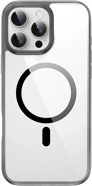 Чохол ударостійкий Wiwu iShield Pro Case with MagSafe для Apple iPhone 16 Pro Max MCC-101 Transparent Black - Фото 1 Чохол ударостійкий Wiwu iShield Pro Case with MagSafe для Apple iPhone 16 Pro Max MCC-101 Transparent Black - зображення 1
