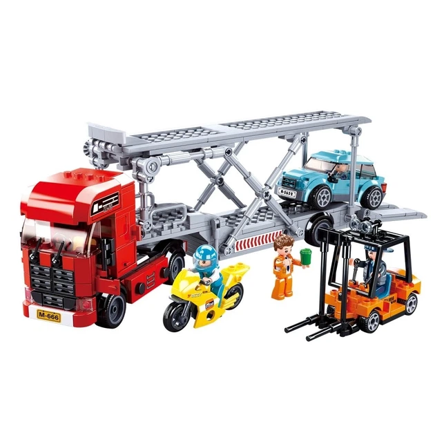 Конструктор SLUBAN M38-B0880 "Town": Автовоз, 542 детали - изображение 2