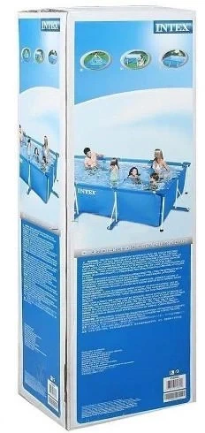 Каркасный бассейн прямоугольный Intex 28273 450х220х84 см на 7127 л Синий - изображение 6