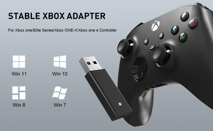 Бездротовий адаптер, ресівер геймпада Xbox One, Xbox One S/X, Xbox Elite Controller для Windows 10 - зображення 2