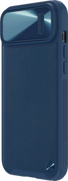 Панель Nillkin CamShield Leather S Case для Apple iPhone 14 Plus Blue (6902048249721) - зображення 3