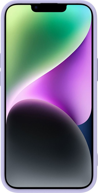 Панель Nillkin CamShield Magnetic Silicone Case для Apple iPhone 14 Plus MagSafe Purple (6902048249486) - зображення 3