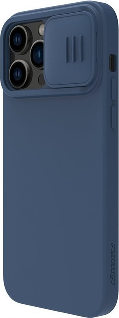 Etui Nillkin CamShield Magnetic Silicone Case do Apple iPhone 14 Pro Max MagSafe Blue (6902048249509) - obraz 5