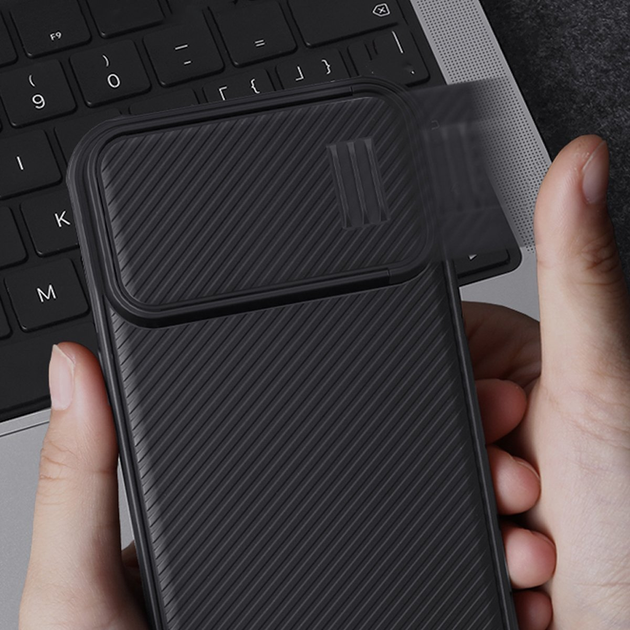 Etui Nillkin CamShield S Case do Apple iPhone 14 Pro Max Black (6902048258952) - obraz 7