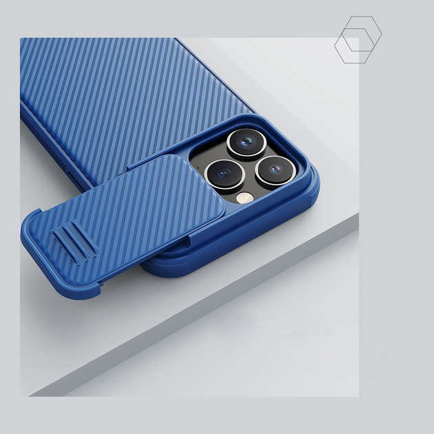 Etui Nillkin CamShield S Case do Apple iPhone 14 Pro Max Blue (6902048258969) - obraz 6