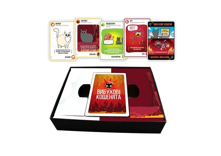 Настільна гра Rozum Вибухові кошенята: Добро і Зло (Exploding Kittens: Good Vs Evil)! Українською! - зображення 5