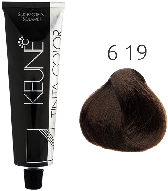 Фарба для волосся Keune Tinta Color 6.19 Dark Matte Blonde 60 мл (8719281111207) - зображення 2
