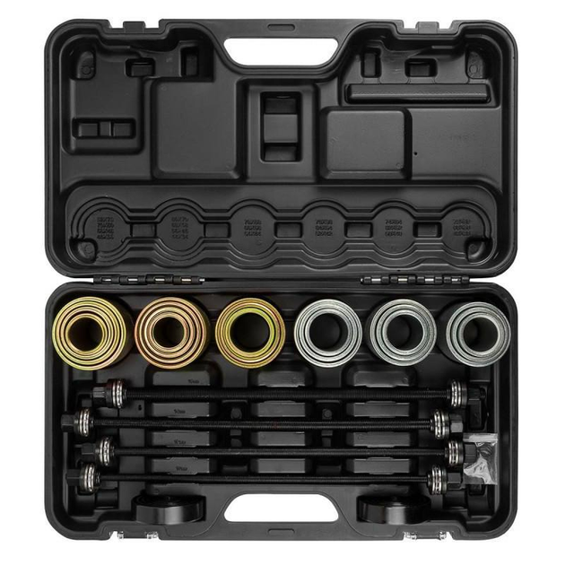Набор инструментов для замены сайлентблоков, втулок и подшипников JCB Tools 26 ед. JCB-933T1 - изображение 3