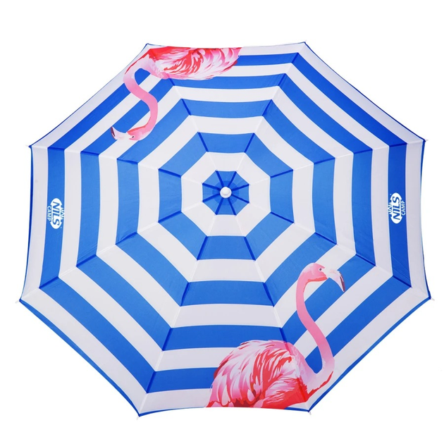 Parasol plażowy Nils Flaming 180 cm NC7811 (5907695506839) - obraz 4
