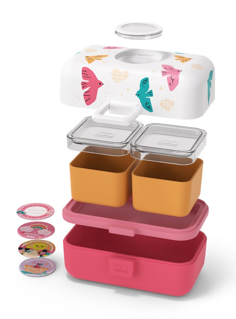 Ланч-бокс Monbento Tresor Пташки дитячий (3760367953582) - зображення 4