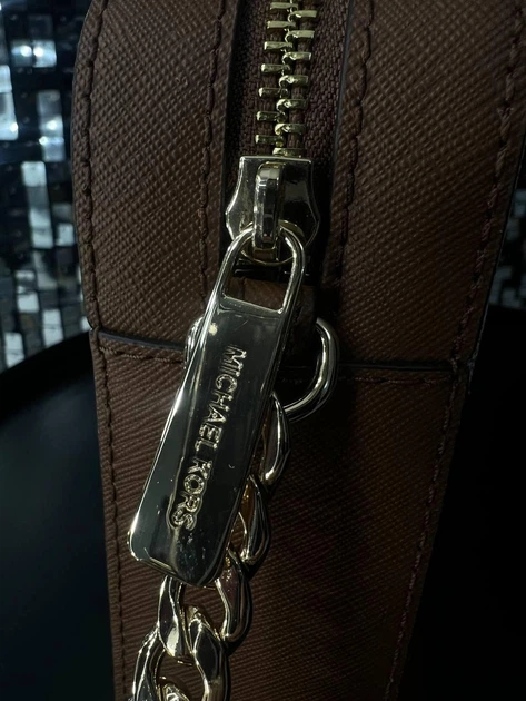 Жіноча сумка Michael Kors Jet Set Large Printed Logo Crossbody Bag (35F8GTTC3B) VANILLA - зображення 10