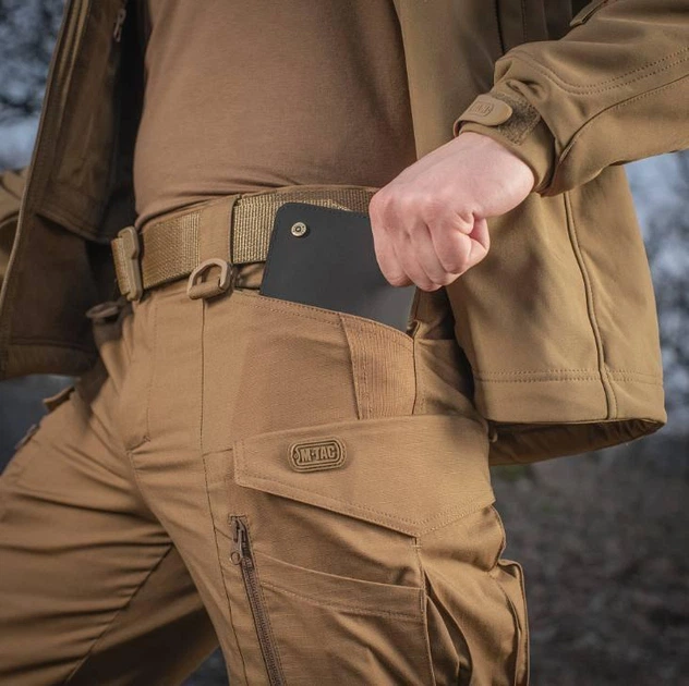Тактичні чоловічі штани M-TAC CONQUISTADOR GEN.I FLEX COYOTE BROWN