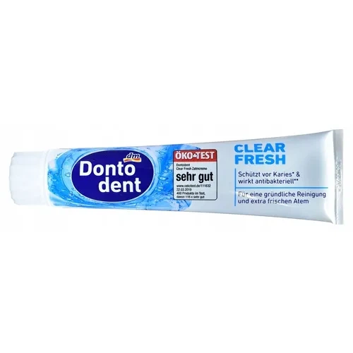 Зубна паста захист від карієсу Dontodent Clear fresh, 125 мл - изображение 4