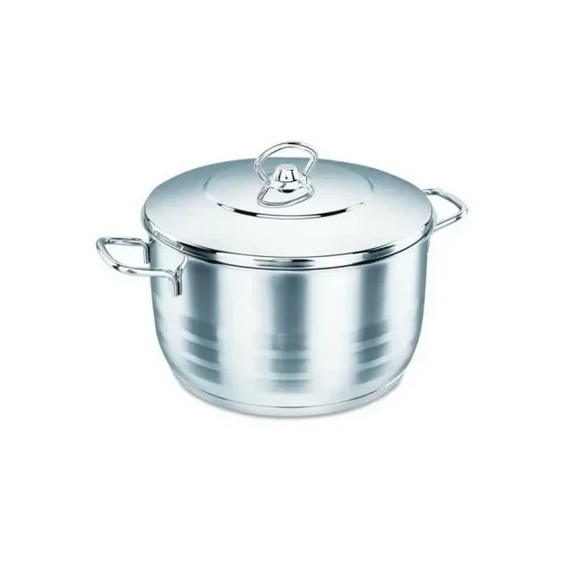 Каструля з кришкою Korkmaz Mega 40х26см 30,0л (А1948) - Фото 2 Каструля з кришкою Korkmaz Mega 40х26см 30,0л (А1948) - зображення 2
