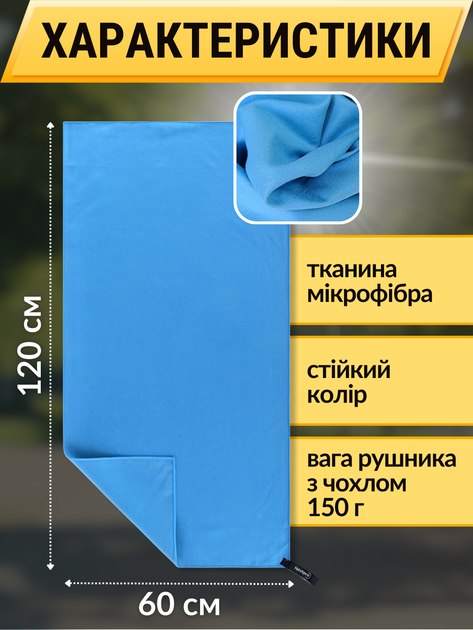 Полотенце спортивное микрофибра туристическое для спортзала фитнеса туризма тренажерного зала тела лица плавания путешествий быстросохнущее микрофибровое в чехле 120 см Hechpro АНР120 голубое + чехол в подарок - Фото 2 Полотенце спортивное микрофибра туристическое для спортзала фитнеса туризма тренажерного зала тела лица плавания путешествий быстросохнущее микрофибровое в чехле 120 см Hechpro АНР120 голубое + чехол в подарок - изображение 2