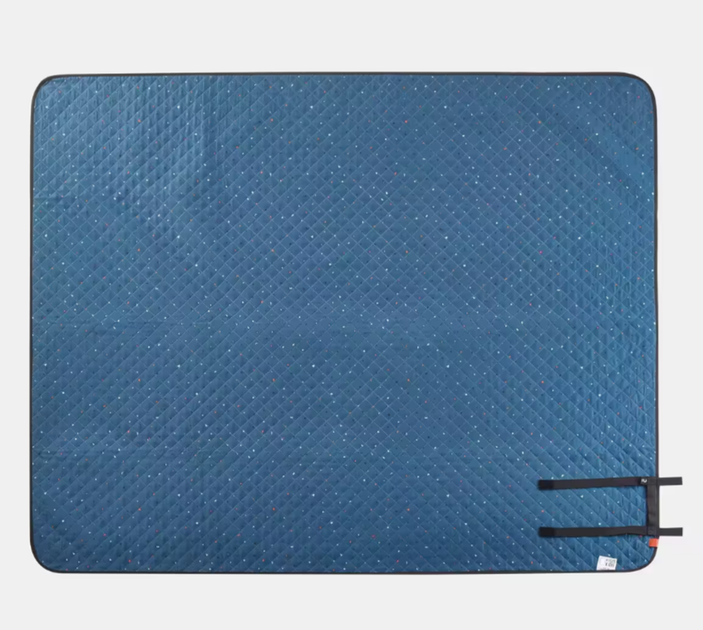 Покрывало/Коврик для Кемпинга QUECHUA 140 x 170 см Водоотталкивающие Comfort Синий - изображение 3