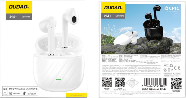 Słuchawki Dudao U14+ White (6976625331802) - obraz 3