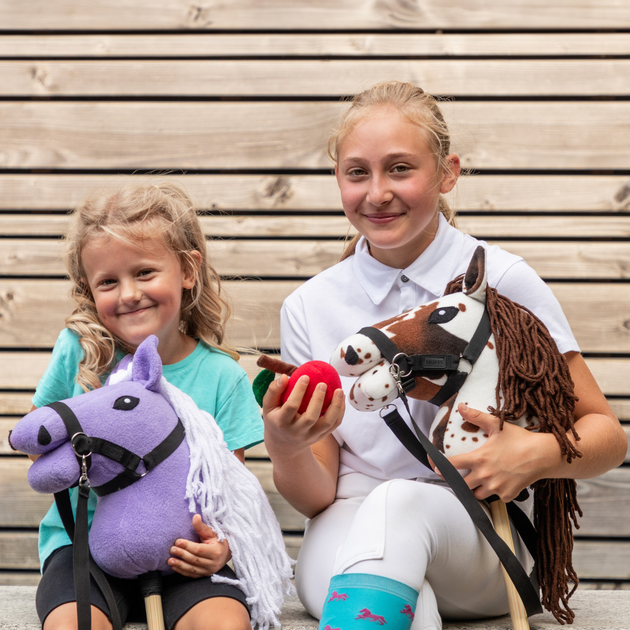 Кінь на палиці Hobby Horse Skippi З вуздечкою і віжками A5 Гнідий (5906361450643) - зображення 9