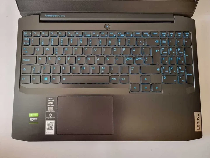 Ноутбук Lenovo Ideapad Gaming 3 I5 10300H/GTX 1650TI/RAM 16GB/SSD 512GB/WIN 11 Б\В - Фото 4 Ноутбук Lenovo Ideapad Gaming 3 I5 10300H/GTX 1650TI/RAM 16GB/SSD 512GB/WIN 11 Б\В - зображення 4