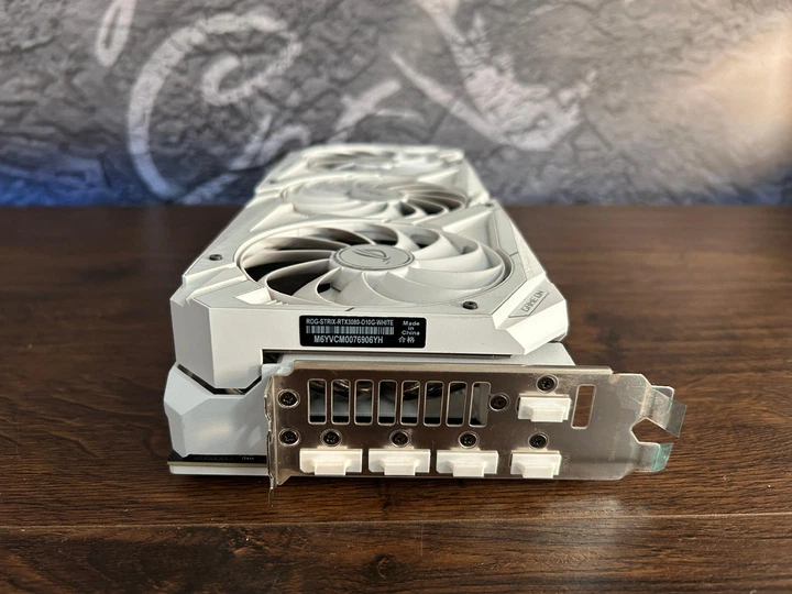 Відеокарта RTX 3080 10GB Asus ROG Strix White GDDR6X Б/В – фото