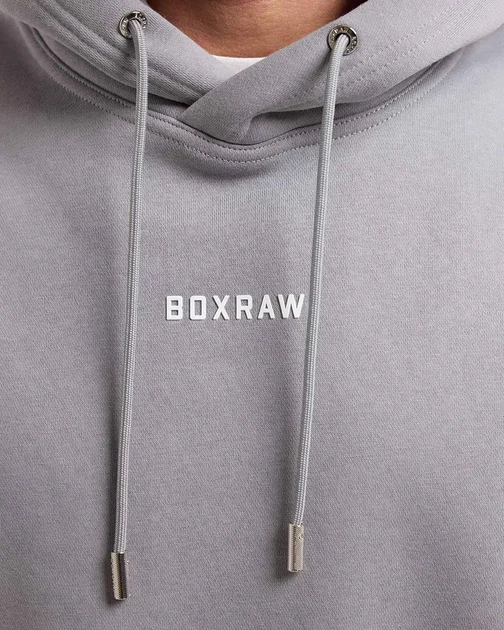 Худі BOXRAW Johnson M Сіре - Фото 6 Худі BOXRAW Johnson M Сіре - изображение 6