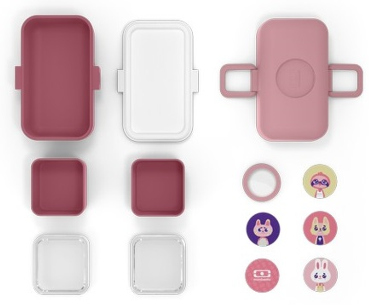 Lunchbox Monbento Tresor dziecięcy Róż (3760192686709) - obraz 4