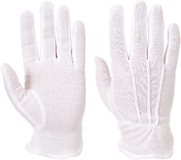 Перчатки с микроточками Portwest A080 цвет: белый, размер: XL - изображение 4