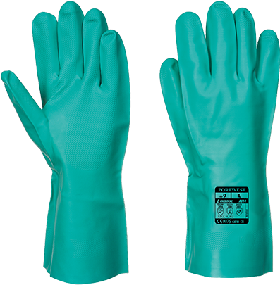 Перчатки нитриловые устойчивые к химикатам Portwest Nitrosafe A810, размер L - Фото 5 Перчатки нитриловые устойчивые к химикатам Portwest Nitrosafe A810, размер L - изображение 5