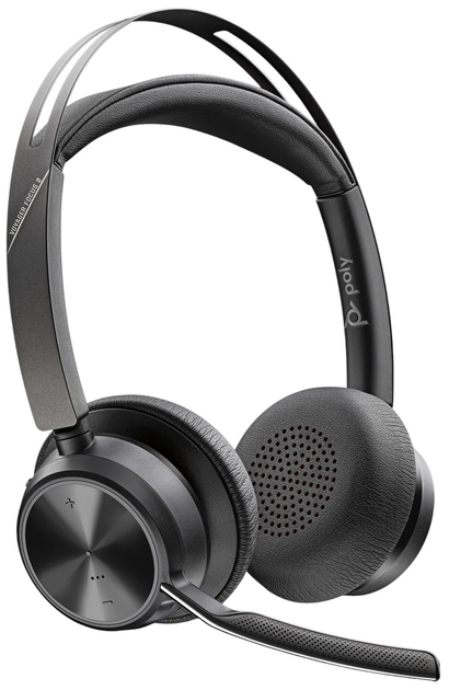 Słuchawki Plantronics Poly Voyager Focus 2 MS With Stand Black (PL-77Y89AA) - obraz 3