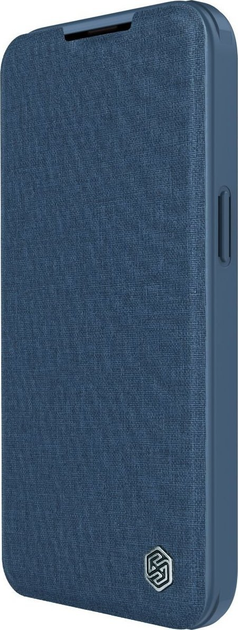 Etui z klapką Nillkin Qin Cloth Pro Case do Apple iPhone 14 Pro Max Blue (6902048249196) - obraz 3