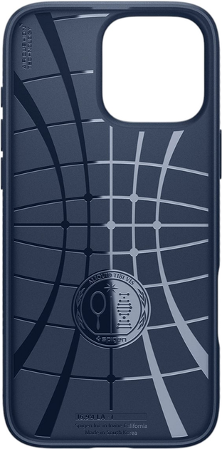 Etui Spigen Liquid Air do Apple iPhone 16 Navy Blue (8809971230902) - obraz 3