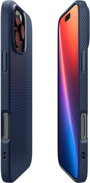 Etui Spigen Liquid Air do Apple iPhone 16 Navy Blue (8809971230902) - obraz 6
